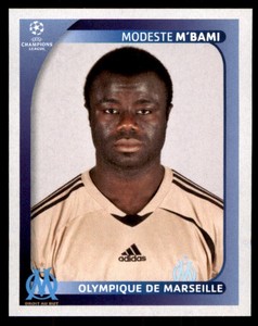 Panini Champions League (2008-2009) Modeste M'Bami Olympique De Marseille No.373