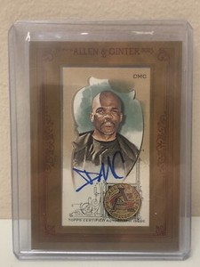 2023 Topps Allen & Ginter King of Rock Run DMC Auto Framed #MA-DMA