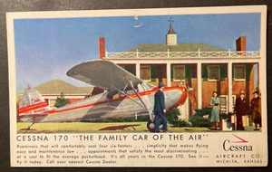 Cessna 170 The Family Car of the Air Wichita Kansas printed - Picture 1 of 2