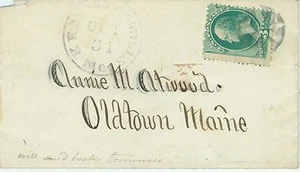 Cubierta 1870 Kendalls Mills, ME - Imagen 1 de 2