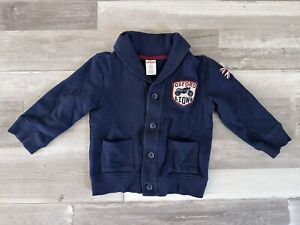 Gymboree | Boy’s Navy Oxford Lions London Jacket | Size 2T