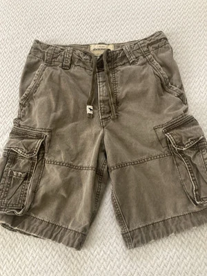 De colección Y2K Abercrombie Verde Niños 16 Carga Suelto Grueso Envejecido  Foto 1 de 4