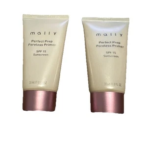 MALLY Perfect Prep Poreless Primer - Lot Of 2 1oz/30mL NWOB - Picture 1 of 5