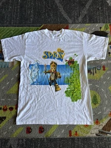 Camisa blanca grande vintage Spray Tecmo Videojuego Y2K - Imagen 1 de 3