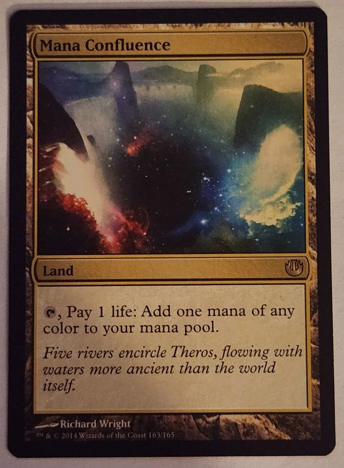 Mana Confluence MTG JOU 163 NM Nyx Rare WUBRG Pain Land EDH - Image 1 of 1