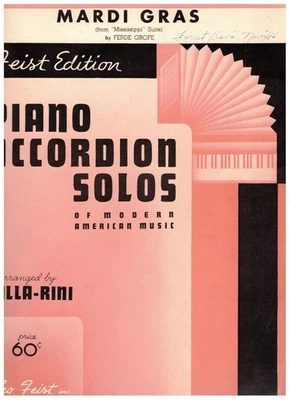 MARDI GRAS DE GALLA-RINI ACORDEÓN PARTITURAS SOLISTAS NOS Foto 1 de 2