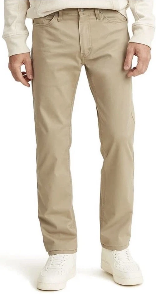 Levi's Men's Size 36x30 514 Straight Stretch Jean Tan