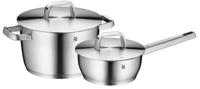 WMF Iconic Kochgeschirr-Set 2-teilig 1x Fleischtopf 22cm, 1x Stielkasserolle - Bild 1 von 4