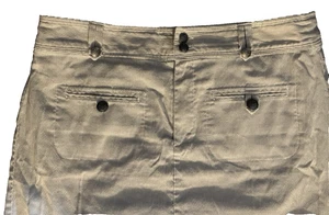 Christopher & Banks pantaloncino donna misto cotone gessato taglia 10 vita 32 - Foto 1 di 4