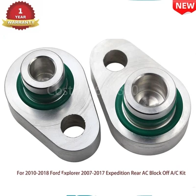 Rear AC Block Off A/C Kit Fit For 2010-2018 Ford Explorer 2007-2017 Expedition Foto 1 de 4