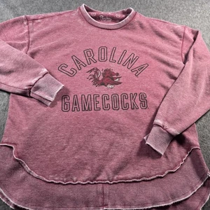 Felpa South Carolina Gamecocks donna media rossa NCAA college girocollo - Foto 1 di 9