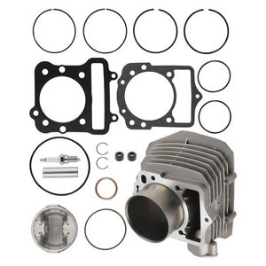 Cylinder Piston Gasket Top End Rebuild Kit For Kawasaki Bayou 300 KLF300 89-05 - Picture 1 of 20