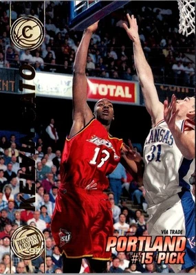 1997 Press Pass Double Threat Blue Kelvin Cato #15 Portland Trail Blazers - Image 1 of 2