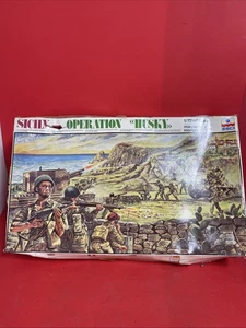 ESCI art Sicily Operation Husky 1/72 Model Kit Diorama Set ITALY Damage Box! - Picture 1 of 9
