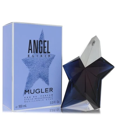 Thierry Mugler Angel Elixir Eau De Parfum Spray Recargable 3.4oz/100ml Para Mujer Foto 1 de 2