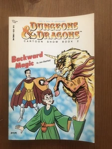 DUNGEONS & DRAGONS CARTOON SHOW BOOK #2 BACKWARD MAGIC (PICK A PATH TO ADVENTURE - Picture 1 of 3