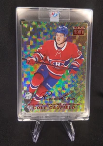 2021-22 Skybox Metal Universe Cole Caufield Rookie Premium Star Rubies /50 - Bild 1 von 2