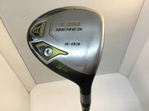 HONMA GOLF BERES S-03 3W Fairway Wood Flex-R 3STAR ARMRQ 8 49 No H/C F/S - Picture 1 of 6