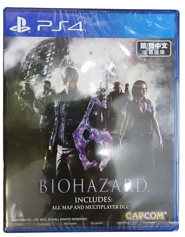 Biohazard 6 PlayStation PS4 Chinese English Sealed - Image 1 of 1