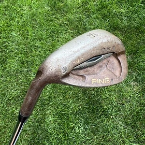 *READ* Ping Tour-S Rustique Raw Rusty Black Dot 56* Sand Wedge KBS Tour Steel LH - Picture 1 of 11