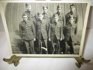 WW2 USA Photo Sensor Passed Army Squad Dress Green Uniforms Soldiers Vtg 1940s - Picture 1 of 8