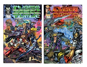CYBERFORCE #1-3, #0 CASI NUEVO+ LOTE DE 4 CÓMICS CON IMÁGENES 1992 PRIMERA IMPRESIÓN IMAGEN #O CUPÓN - Imagen 1 de 2