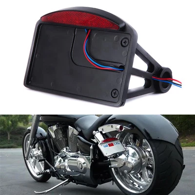 Eixo lateral padrão conjunto de placa de licença de motocicleta Softail para Harley Davidson - Imagem 1 de 4