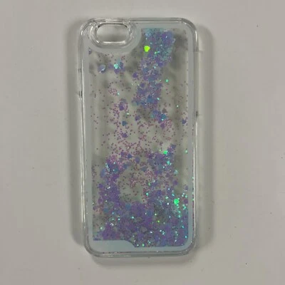 Funda Transparente Brillo Para iPhone 6/6s - Brillo Líquido Azul Y Rosa Foto 1 de 4