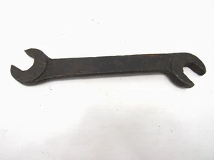 Chiave primitiva forgiata a mano 1" e 1 1/4" estremità aperta con manico offset lunga 11" - Foto 1 di 4
