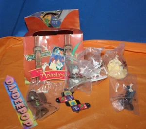 Juguetes de gasolinera Shell vintage Disney Anastasia 5 piezas 1997 con caja Rasputín - Imagen 1 de 8