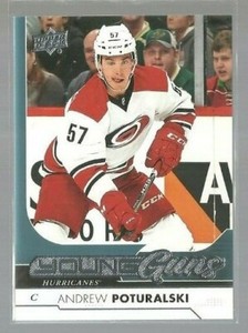 2017-18 Upper Deck #483 Andrew Poturalski Young Guns RC (ref54275)