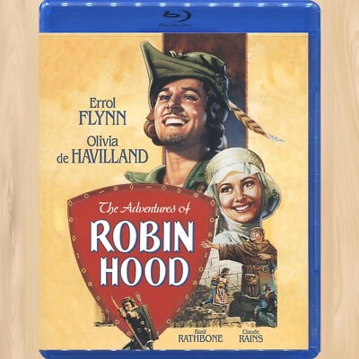 Errol Flynn THE ADVENTURES OF ROBIN HOOD Blu-ray OLIVIA DE HAVILLAND        0124 - Image 1 of 3