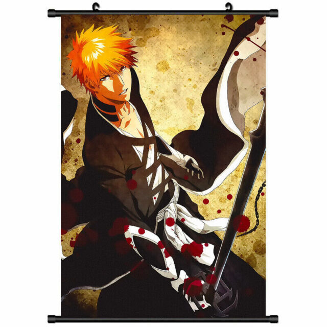  POSTER STOP ONLINE Bleach - Manga Anime TV Show Poster Print  (Group - Chained) (Size 24 x 36) (Clear Poster Hanger) : Office Products