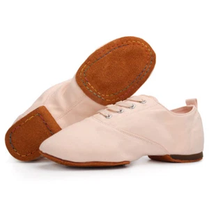 Hommes Moderne Bal Danse Chaussures Toile Latin Valse Tango Salsa Talon Bas - Photo 1/13
