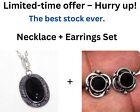 Black Onyx Fresh Stock Deals Earrings Combo Set 19-9&quot; AU W749