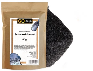 0,25kg Gemahlener Schwarzkümmel 250g - GOmigo - Bild 1 von 1