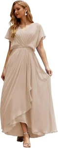 Numbersea Women's Homecoming Dress Bridesmaid Dress Dolman Sleeves Formal Prom G - Picture 1 of 5