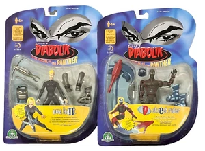 Diabolik "Eva Kant + D-Street Rider" cm. 12/13 circa articolato con accessori - Foto 1 di 2