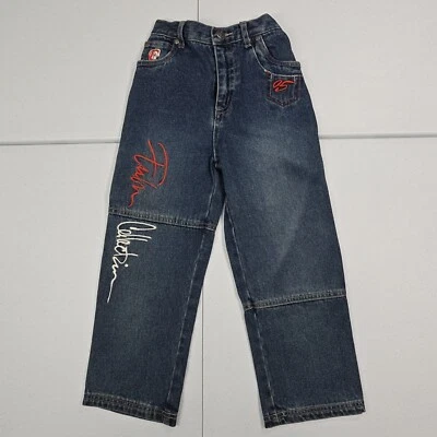 Pantalones de mezclilla holgados vintage/olor Y2K The Fubu Collection niños talla 5 nuevos carpintero  Foto 1 de 4