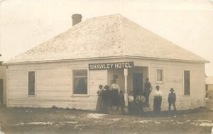 Postcard RPPC Oregon Shawley Hotel later usage 23-8401 - Imagen 1 de 2