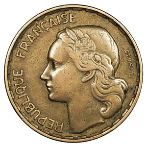 France - 50 francs Guiraud 1951 B cupro-aluminium F.425/6 Gad.880 KM.918 monnaie - Picture 1 of 2