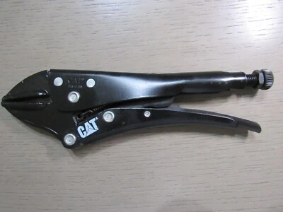 Alicates de bloqueo recto Caterpillar (9 1/2") vintage/hechos en España, I#Strait Foto 1 de 2