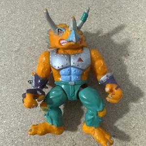 TMNT TEENAGE MUTANT NINJA TURTLES TRICERATON 4" FIGUR **LESEN** - Bild 1 von 5