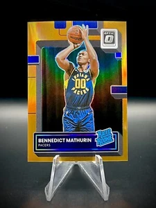 🧡2022-23 Optic #209 Bennedict Mathurin Orange Holo Prizm /199 Rated Rookie RC - Picture 1 of 2
