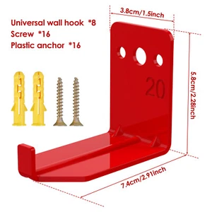 8Pcs Fire Extinguisher Bracket Universal Fire Extinguisher Hook Metal Fire FlBpC - Picture 1 of 12