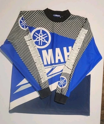 VINTAGE MADE IN USA YAMAHA MOTORCROSS RACING JERSEY Small - Image 1 of 4
