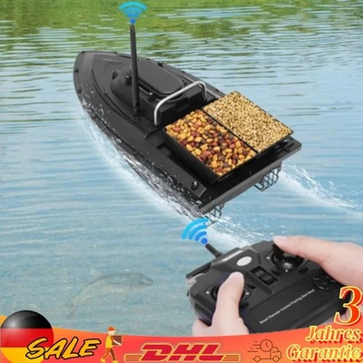 Köderboot RC 300M Fischerköder Futterboot Baitboat Fischfinder Baitboat DHL DE - Bild 1 von 4