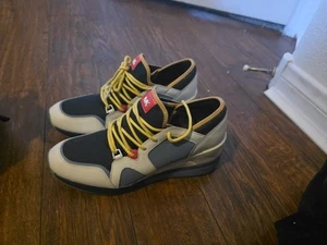 MICHAEL Kors Liv Trainer Small Air Mesh Women Shoes Navy Multi 6.5M Sneakers New - Picture 1 of 7