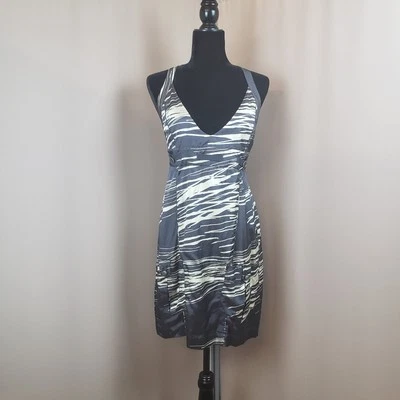 Diesel Y2K Halter Dress Sz M Plunge Neck Sexy Strappy Low Back Cargo Pockets  - Image 1 of 4