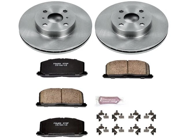 Kit de pastillas de freno delanteras y rotor para 87-92 Toyota Geo MR2 Prizm Corolla WB47B7 Foto 1 de 1